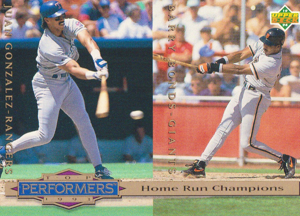 1994 Collector's Choice #313 J.Gonzalez/B.Bonds TP