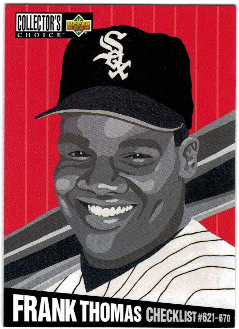 1994 Collector's Choice #327 Frank Thomas CL