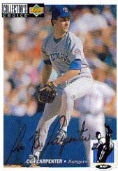 1994 Collector's Choice Silver Signature #73 Cris Carpenter