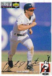 1994 Collector's Choice Silver Signature #87 Chad Curtis