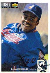1994 Collector's Choice Silver Signature #92 Delino DeShields