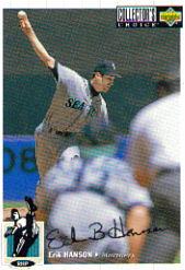 1994 Collector's Choice Silver Signature #124 Erik Hanson
