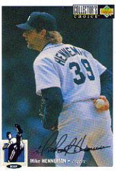 1994 Collector's Choice Silver Signature #132 Mike Henneman