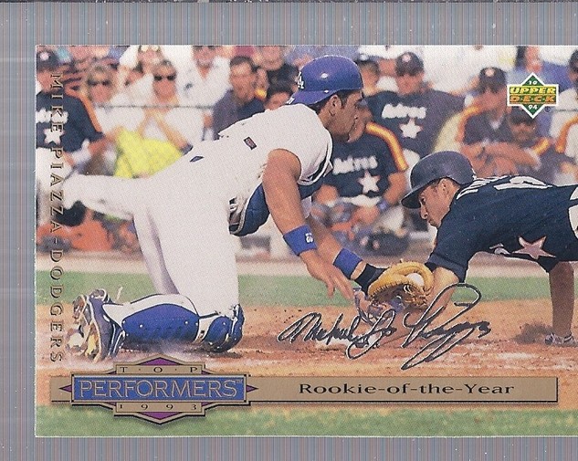 1994 Collector's Choice Silver Signature #310 Mike Piazza TOP
