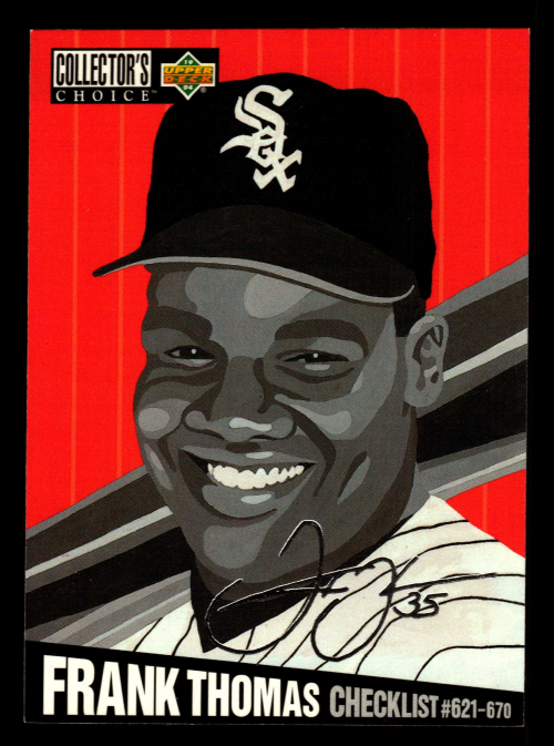 1994 Collector's Choice Silver Signature #327 Frank Thomas CL