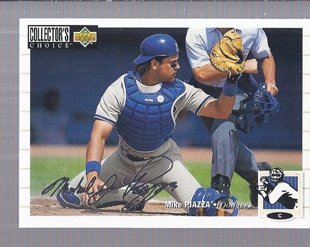 1994 Collector's Choice Silver Signature #400 Mike Piazza
