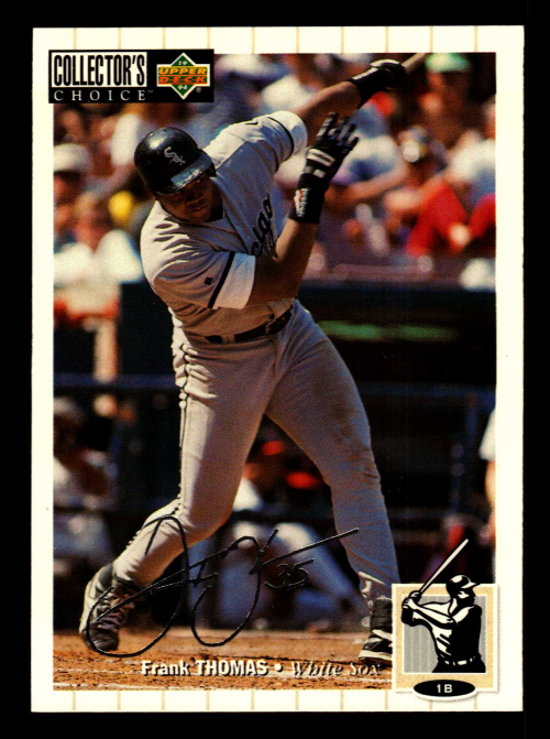 1994 Collector's Choice Silver Signature #500 Frank Thomas