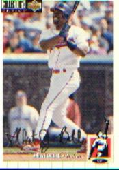 1994 Collector's Choice Silver Signature #620 Albert Belle