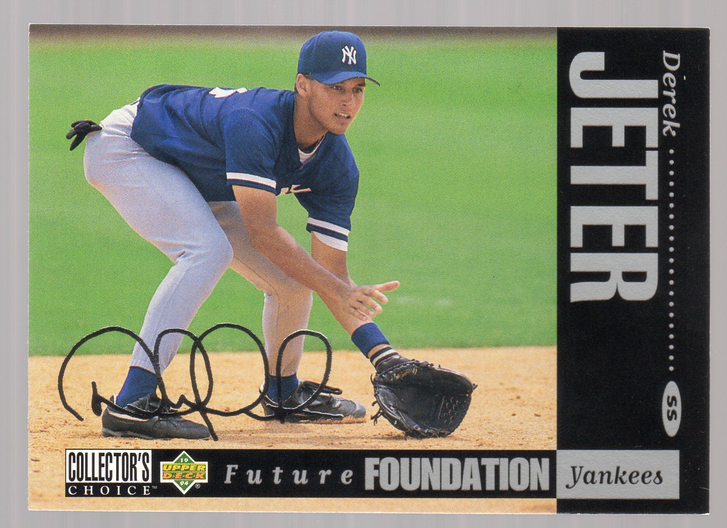 1994 Collector's Choice Silver Signature #644 Derek Jeter