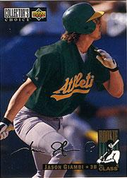 1994 Collector's Choice Silver Signature #657 Jason Giambi