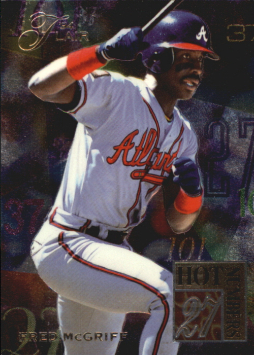 1994 Flair Hot Numbers #4 Fred McGriff