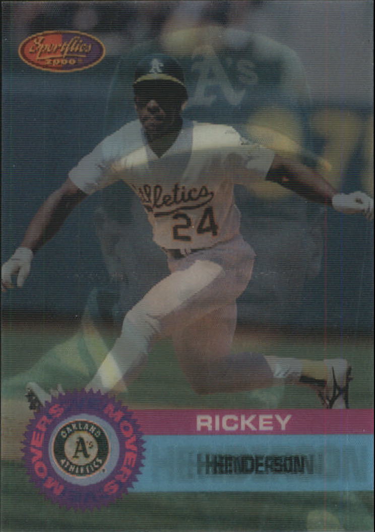 1994 Sportflics Movers #MM8 Rickey Henderson