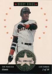 1994 Studio Series Stars Gold #2 Barry Bonds