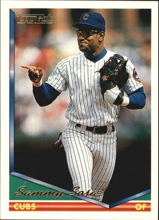 1994 Topps Gold #725 Sammy Sosa