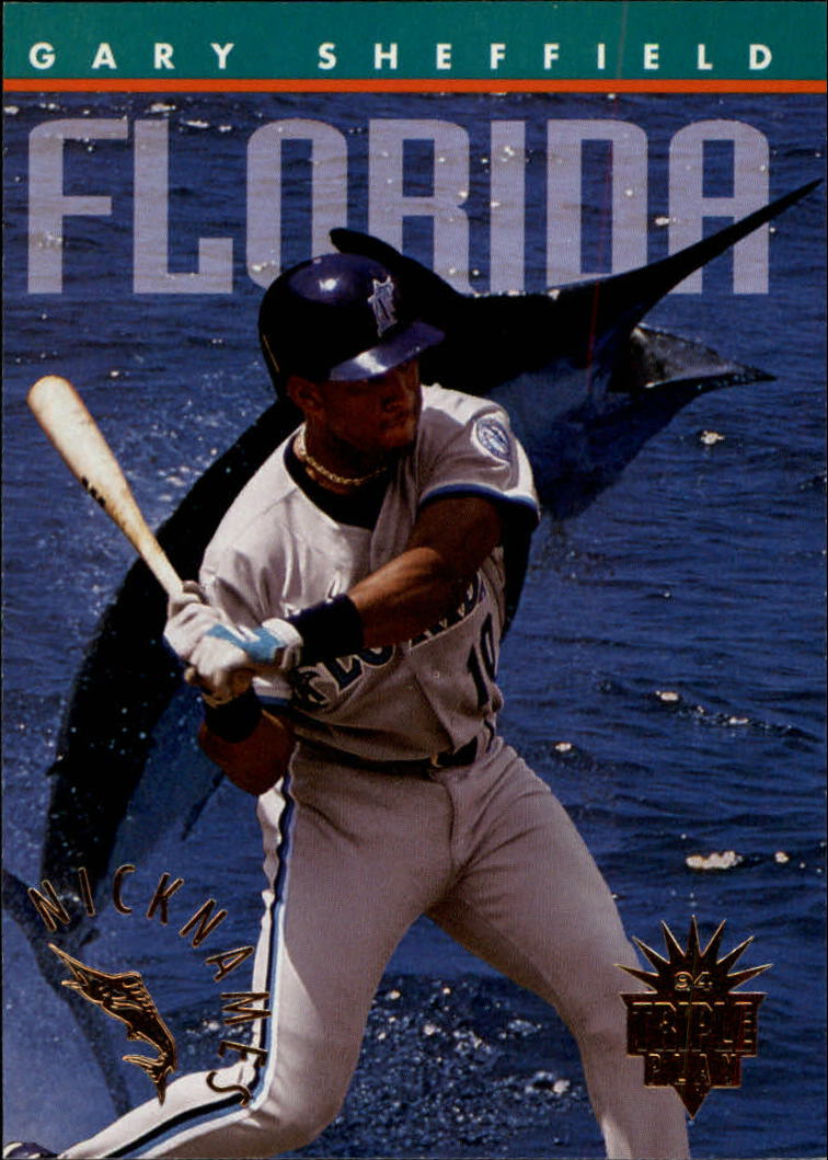 1994 Triple Play Nicknames #3 Gary Sheffield