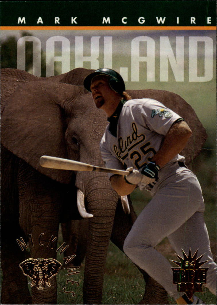 1994 Triple Play Nicknames #7 Mark McGwire