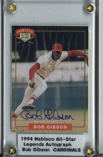 1994 Nabisco All-Star Autographs #1 Bob Gibson
