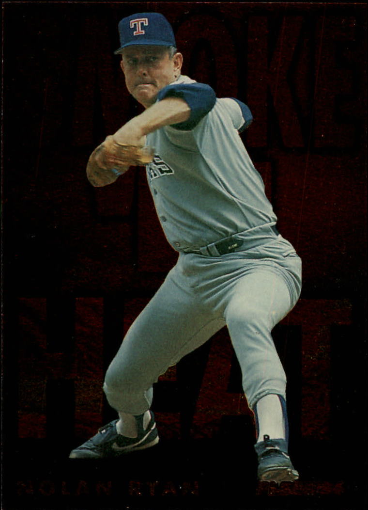 1994 Fleer Smoke 'n Heat #10 Nolan Ryan