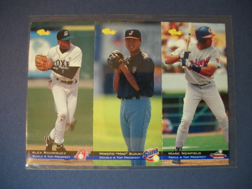 1994 Classic Tri-Cards #T73 A.Rodriguez/M.Suz/Newf