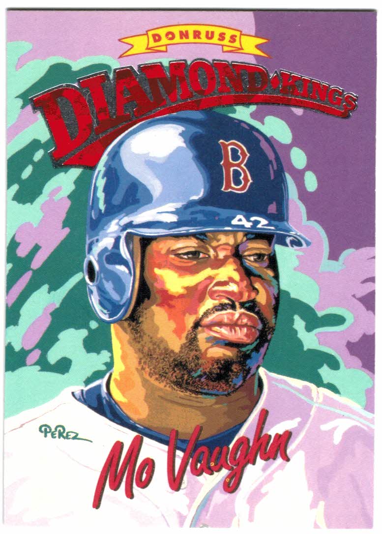 1994 Donruss Diamond Kings #DK2 Mo Vaughn