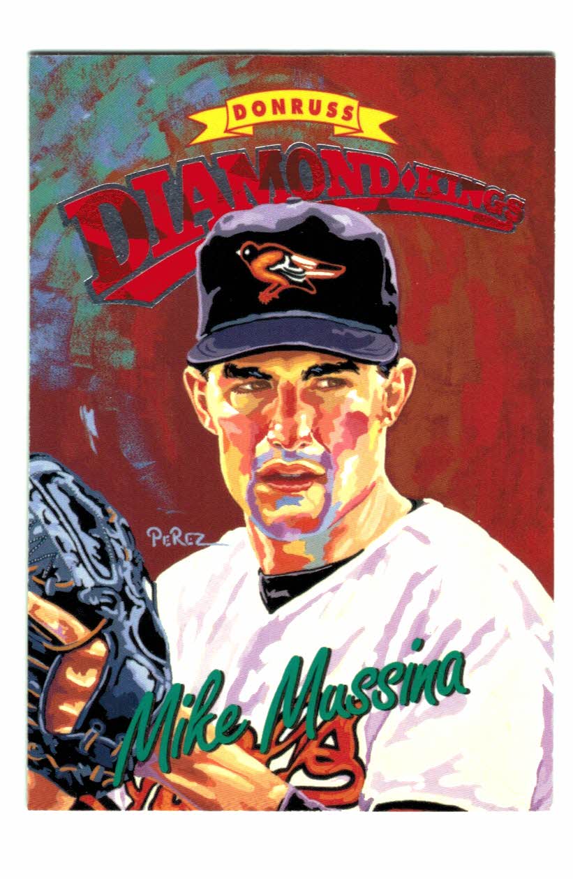 1994 Donruss Diamond Kings #DK26 Mike Mussina