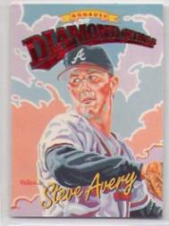 1994 Donruss Diamond Kings Jumbo #DK3 Steve Avery