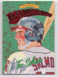 1994 Donruss Diamond Kings Jumbo #DK4 Tim Salmon