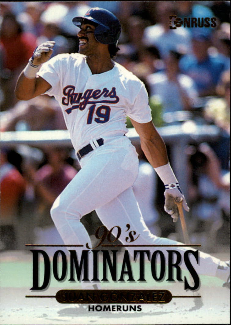 1994 Donruss Dominators #A6 Juan Gonzalez