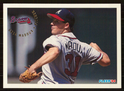 1994 Fleer #365 Greg Maddux