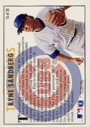 1994 Fleer Team Leaders #16 Ryne Sandberg back image