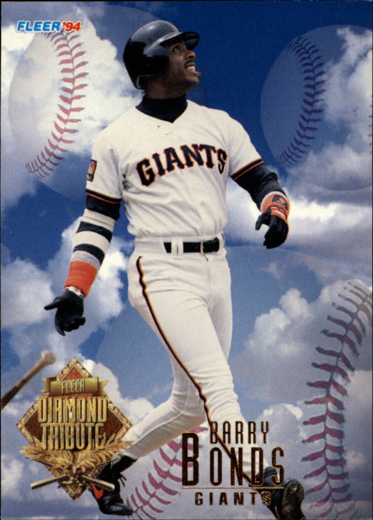 1994 Fleer Update Diamond Tribute #1 Barry Bonds