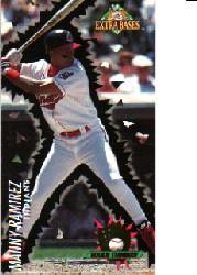 1994 Fleer Extra Bases Rookie Standouts #16 Manny Ramirez