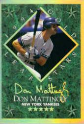 1994 Leaf Gold Stars #6 Don Mattingly