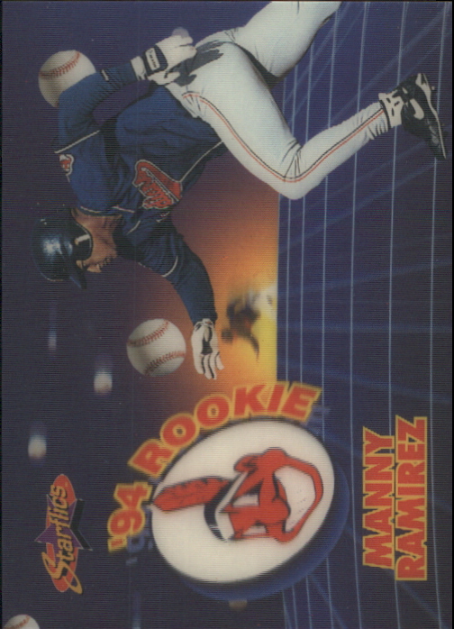 1994 Sportflics Rookie/Traded Rookie Starflics #TR2 Manny Ramirez