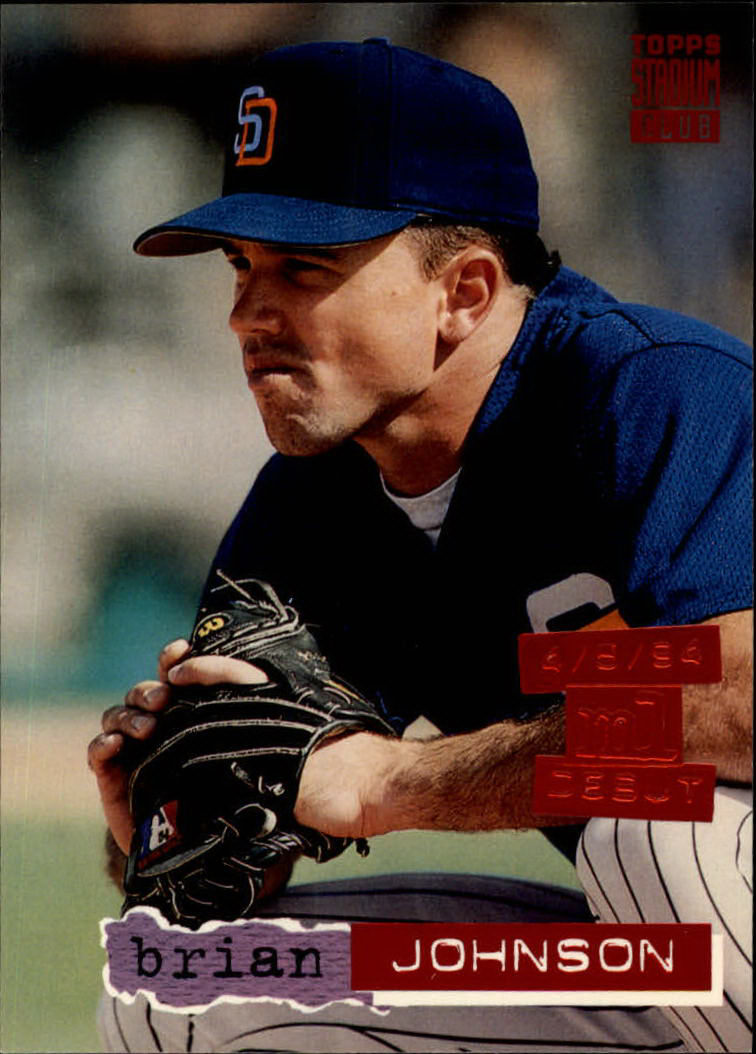 1994 Stadium Club #601 Brian Johnson RC