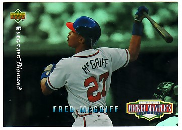 1994 Upper Deck Mantle's Long Shots Electric Diamond #MM12 Fred McGriff