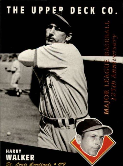1994 Upper Deck All-Time Heroes 125th Anniversary #43 Harry Walker