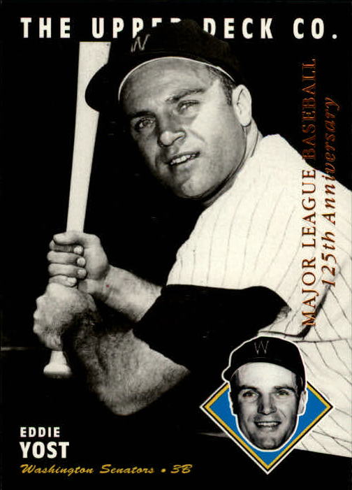 1994 Upper Deck All-Time Heroes 125th Anniversary #206 Eddie Yost