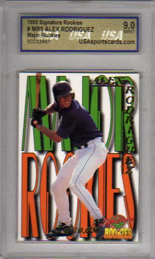 1995 Signature Rookies Major Rookies #MR5 Alex Rodriguez