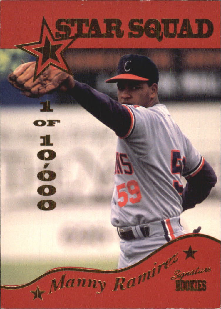 1995 Signature Rookies Old Judge Star Squad #10 Manny Ramirez
