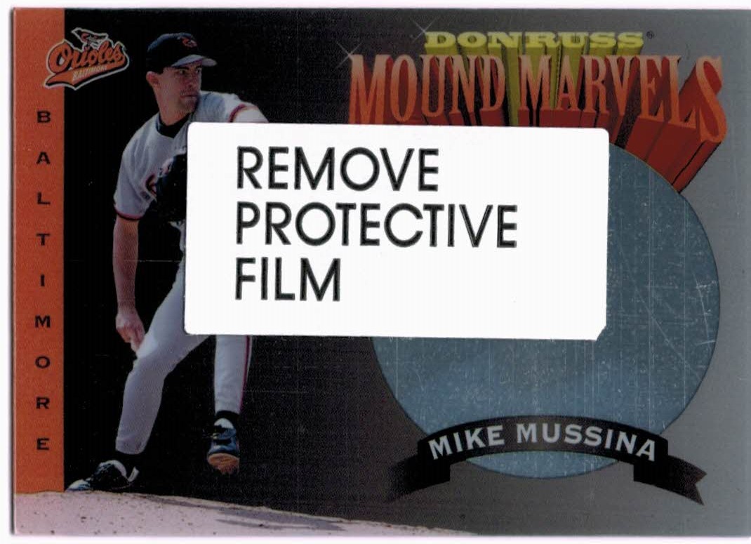 1995 Donruss Mound Marvels #3 Mike Mussina