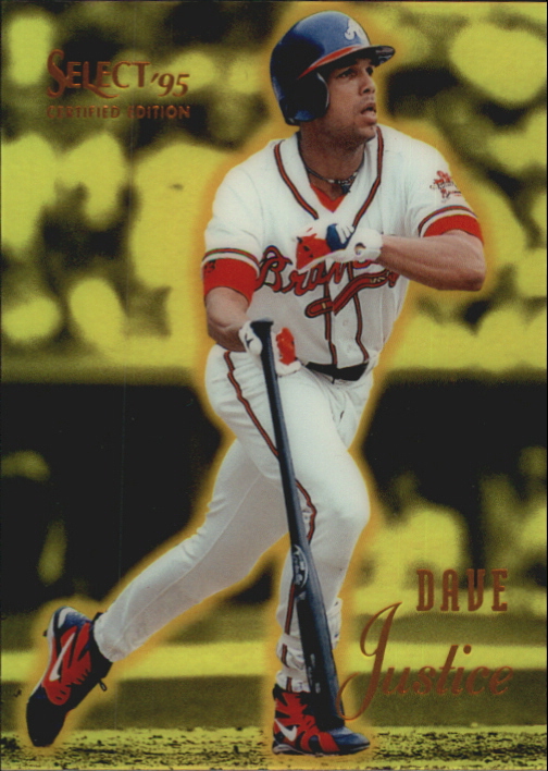 1995 Select Certified #64 David Justice