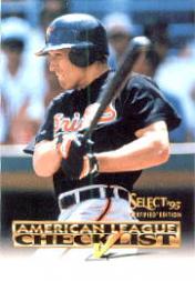 1995 Select Certified Checklists #3 Cal Ripken