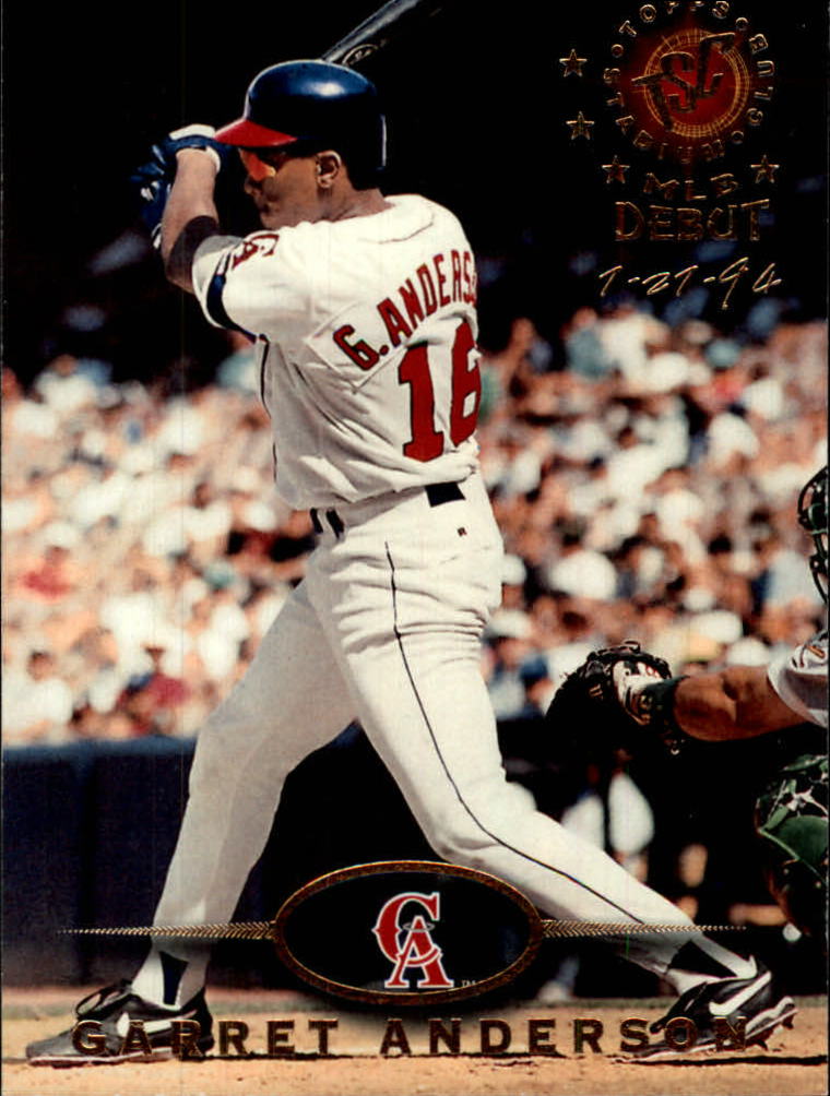 1995 Stadium Club #384 Garret Anderson