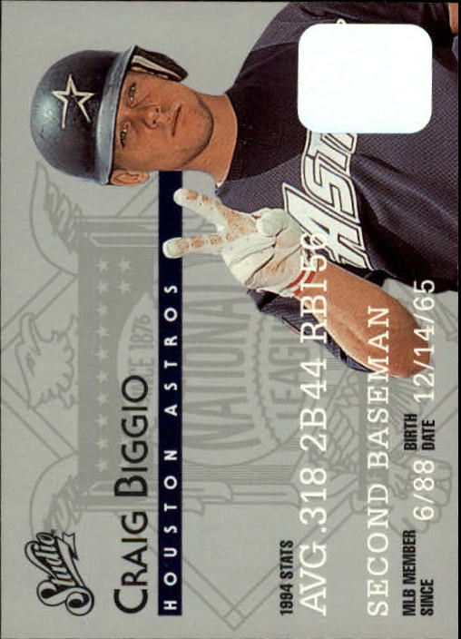 1995 Studio #50 Craig Biggio