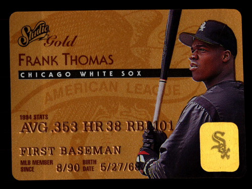 1995 Studio Gold Series #1 Frank Thomas
