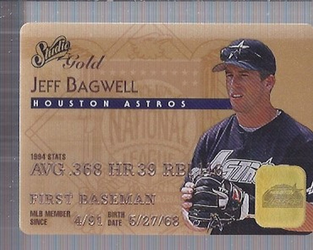 1995 Studio Gold Series #2 Jeff Bagwell