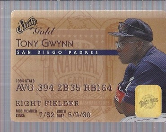 1995 Studio Gold Series #25 Tony Gwynn