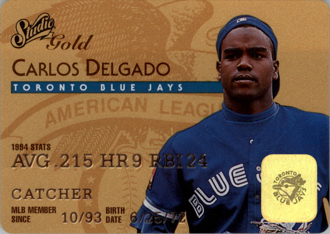 1995 Studio Gold Series #43 Carlos Delgado