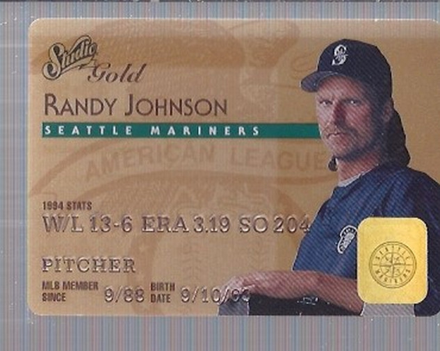 1995 Studio Gold Series #48 Randy Johnson